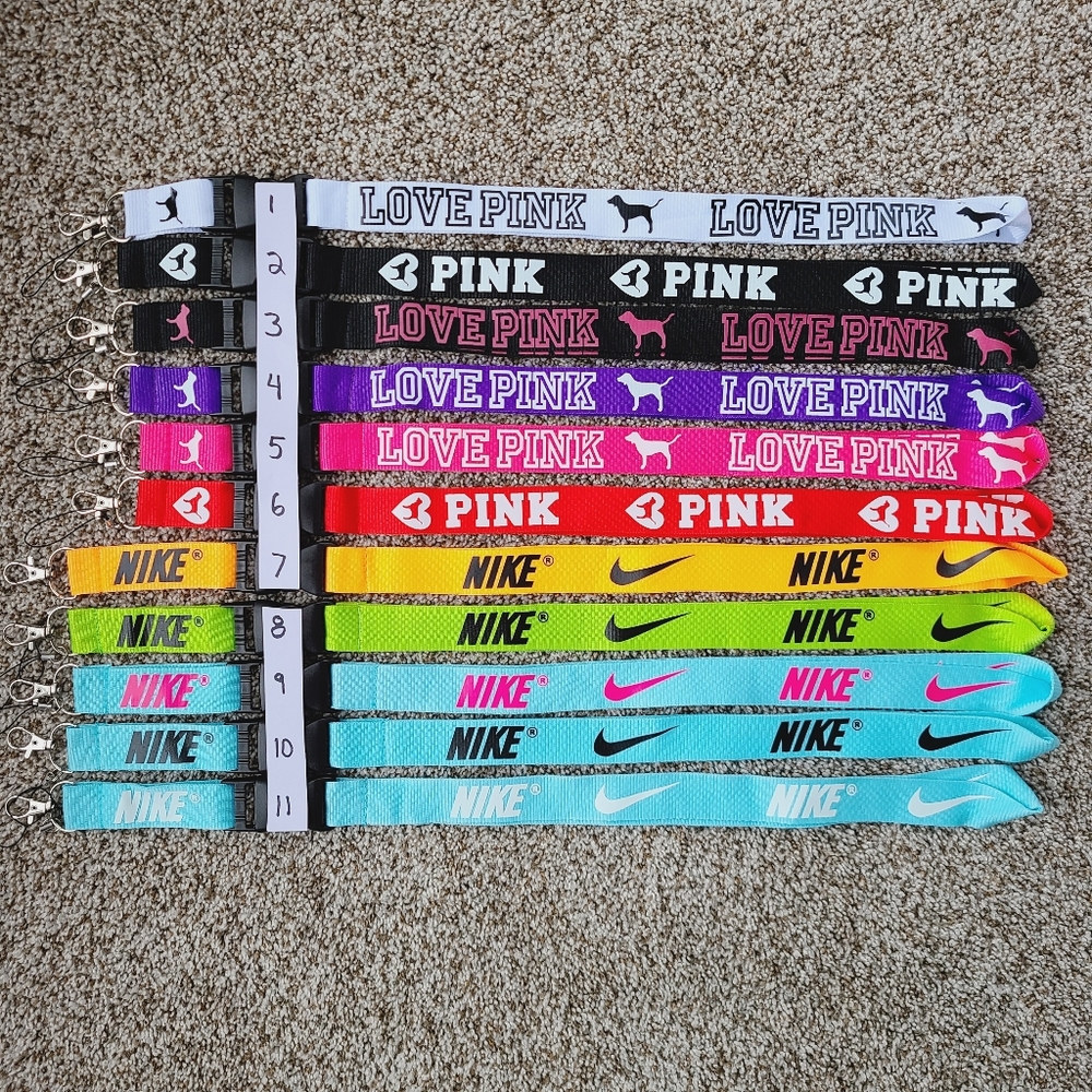 VS Love Pink Lanyards
